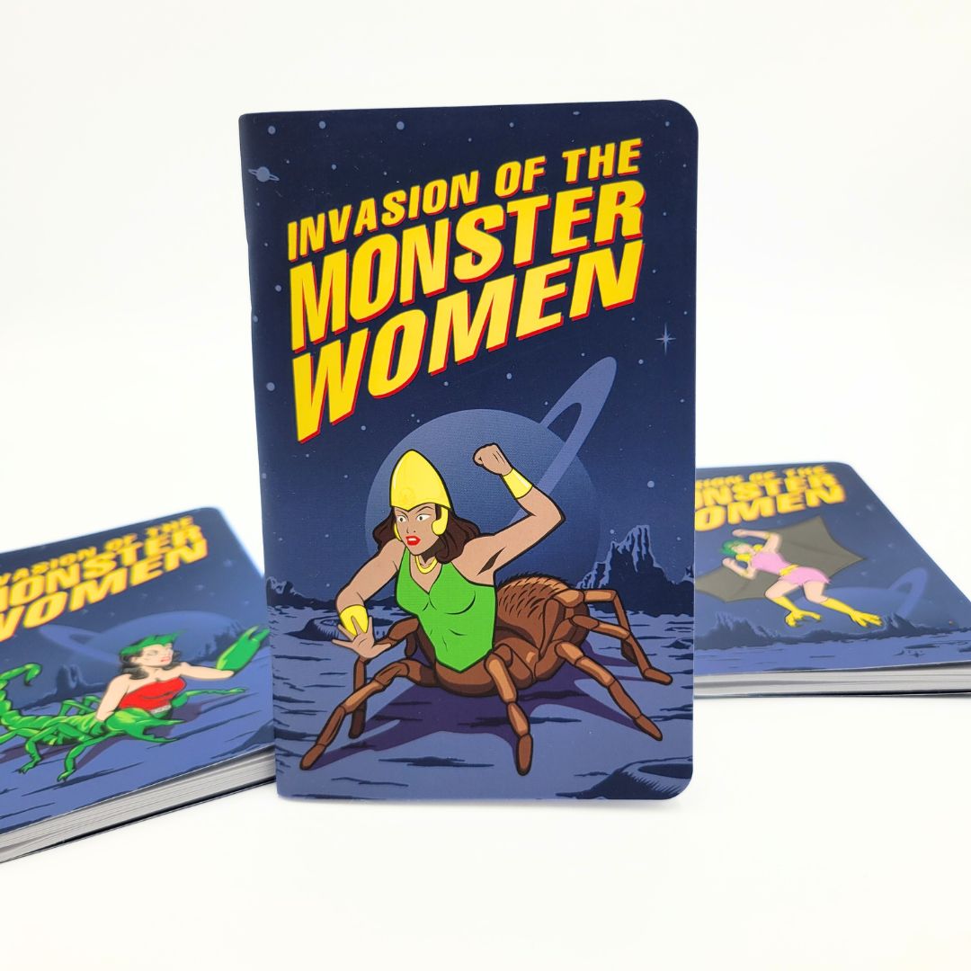 MONSTER WOMEN NOTEBOOK - SPIDER