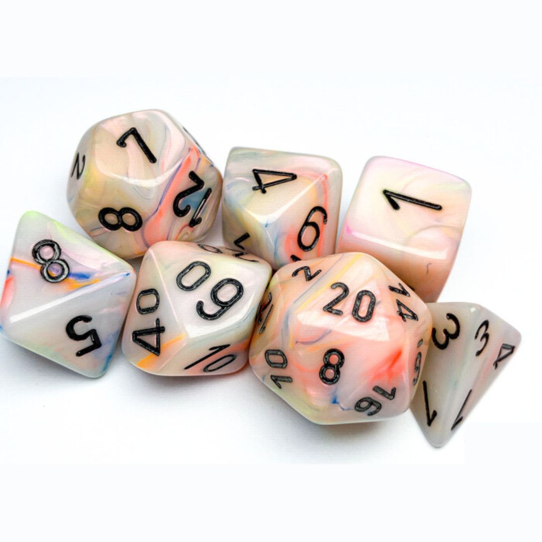 chx DICE SET 7 FESTIVE CIRCUS