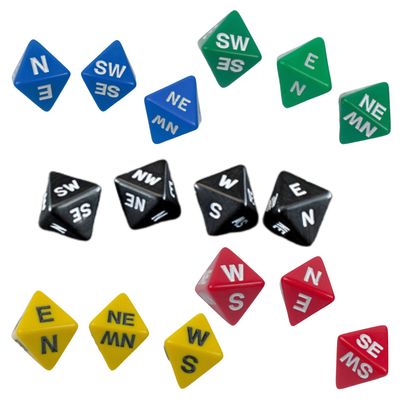 CUSTOM D8 16mm COMPASS (Assorted Colors)