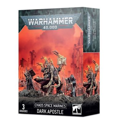 CHAOS SPACE MARINES: DARK APOSTLE + DISCIPLES