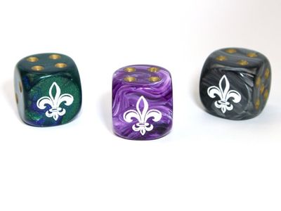CUSTOM D6 16mm FLEUR (Assorted Colors)