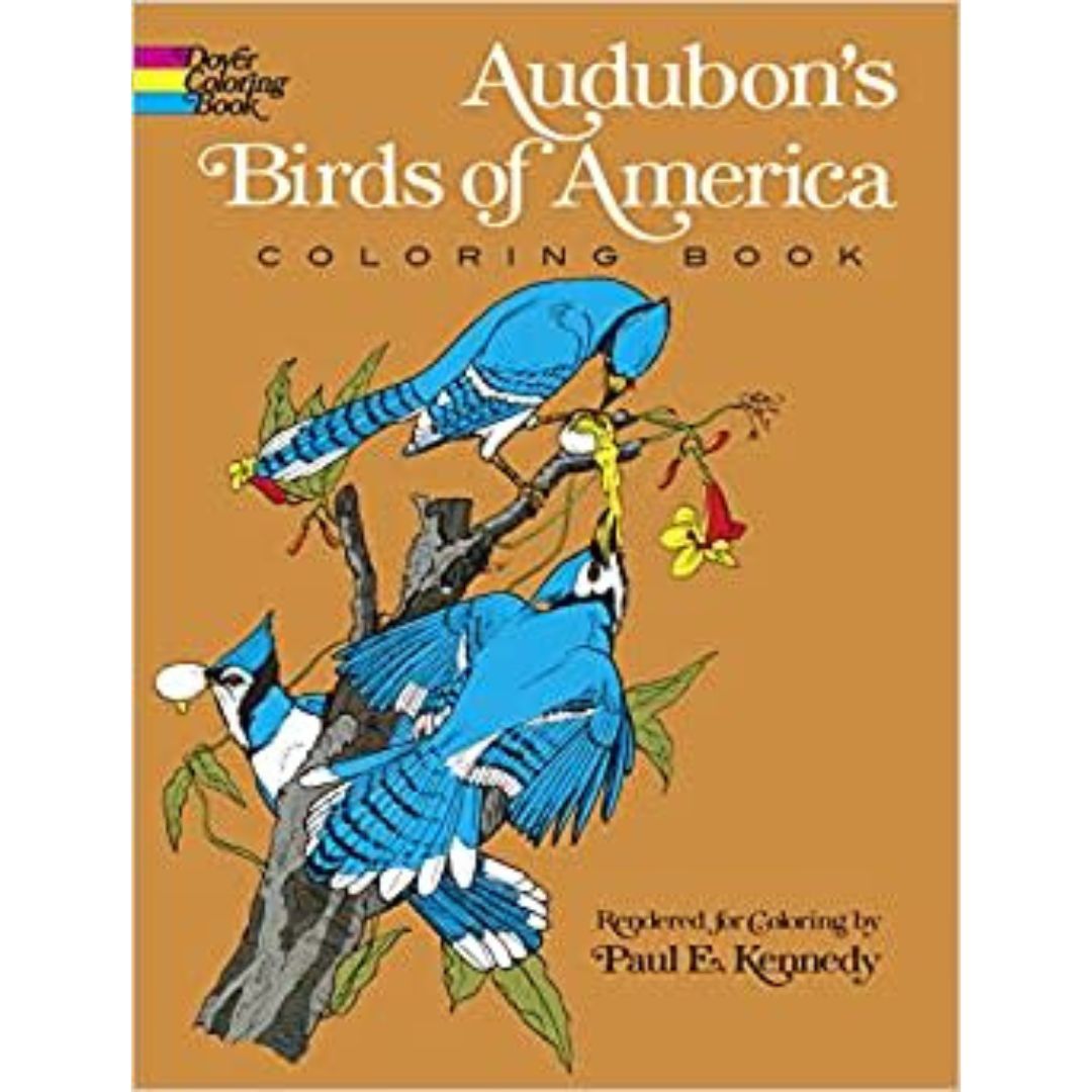 COLORING BOOK AUDUBON&#39;S BIRDS OF AMERICA