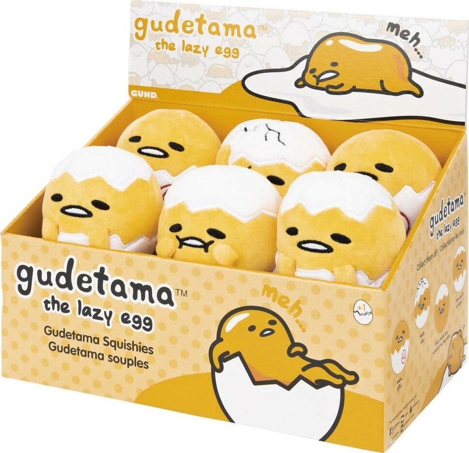 PLUSH GUDETAMA ROUND SQUISHY ASSORTMENT