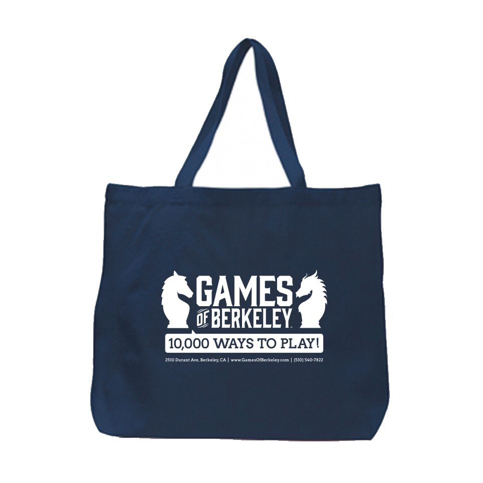 GoB CANVAS TOTE BAG FULL GUSSET 20&quot; Navy