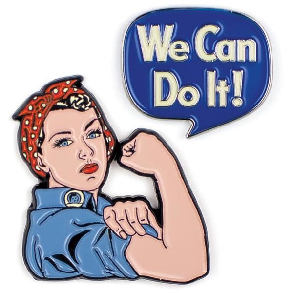 PIN SET - ROSIE THE RIVETER