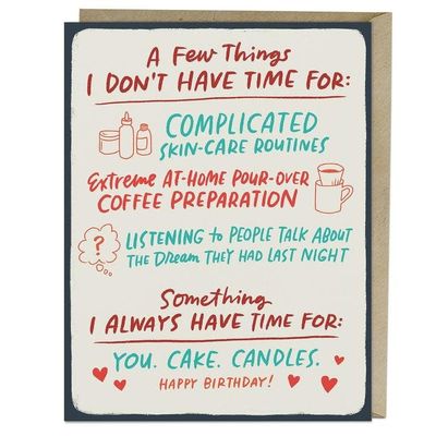 CARD - YOU CAKE CANDLES BIRTHDAY
