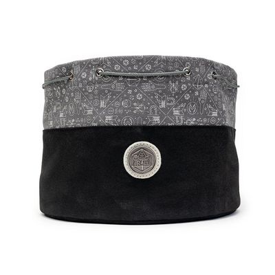 CRITICAL ROLE BAILEY&#39;S GRAY DICE BAG OF HOARDING