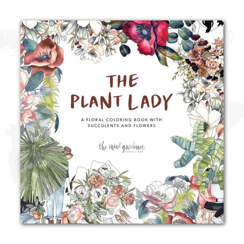 COLORING BOOK THE PLANT LADY