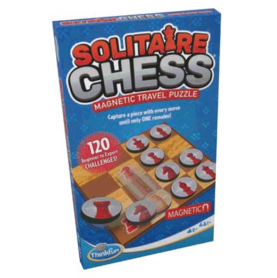 SOLITAIRE CHESS MAGNETIC TRAVEL PUZZLE