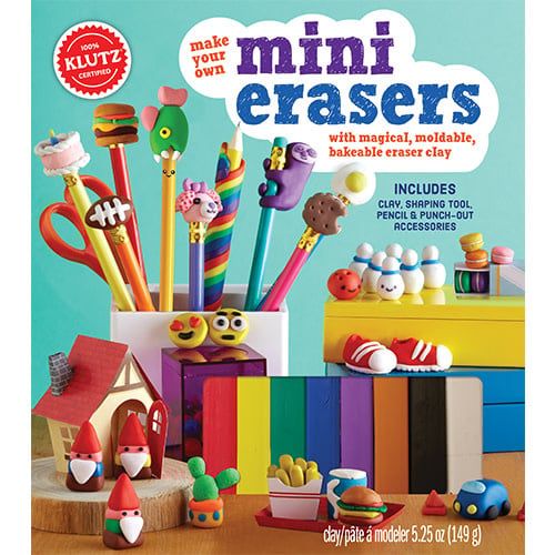 KLUTZ MAKE YOUR OWN MINI ERASERS