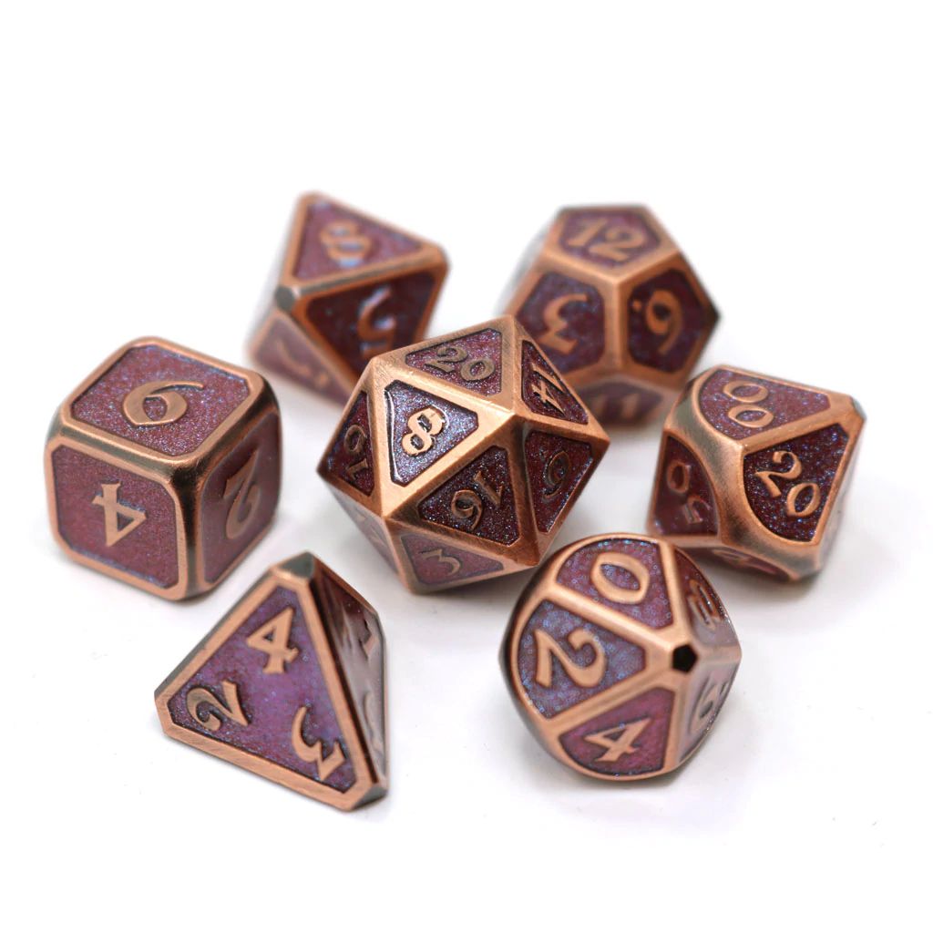 dh DICE SET 7 METAL MYTHICA DREAMSCAPE DESERT MELODY