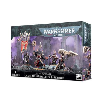 BLACK TEMPLARS GRIMALDUS &amp; RETINUE