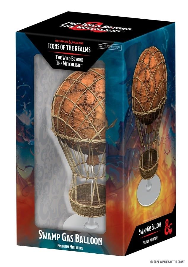 MINIS: D&amp;D: THE WILD BEYOND THE WITCHLIGHT ICONS OF THE REALMS : SWAMP GAS BALLOON PREMIUM SET