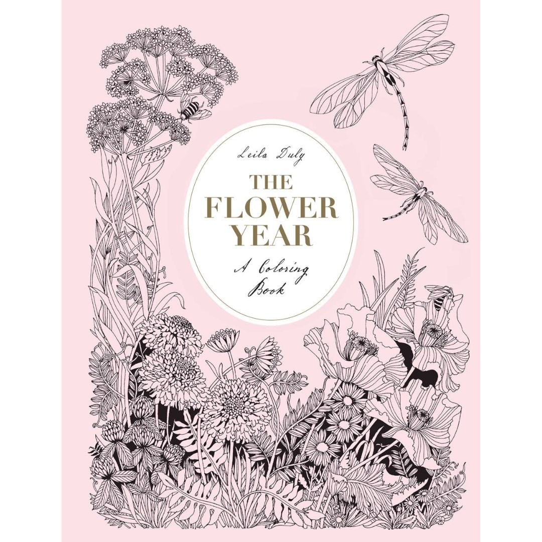 COLORING BOOK THE FLOWER YEAR
