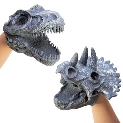 BIN - DINO SKULL HAND PUPPET
