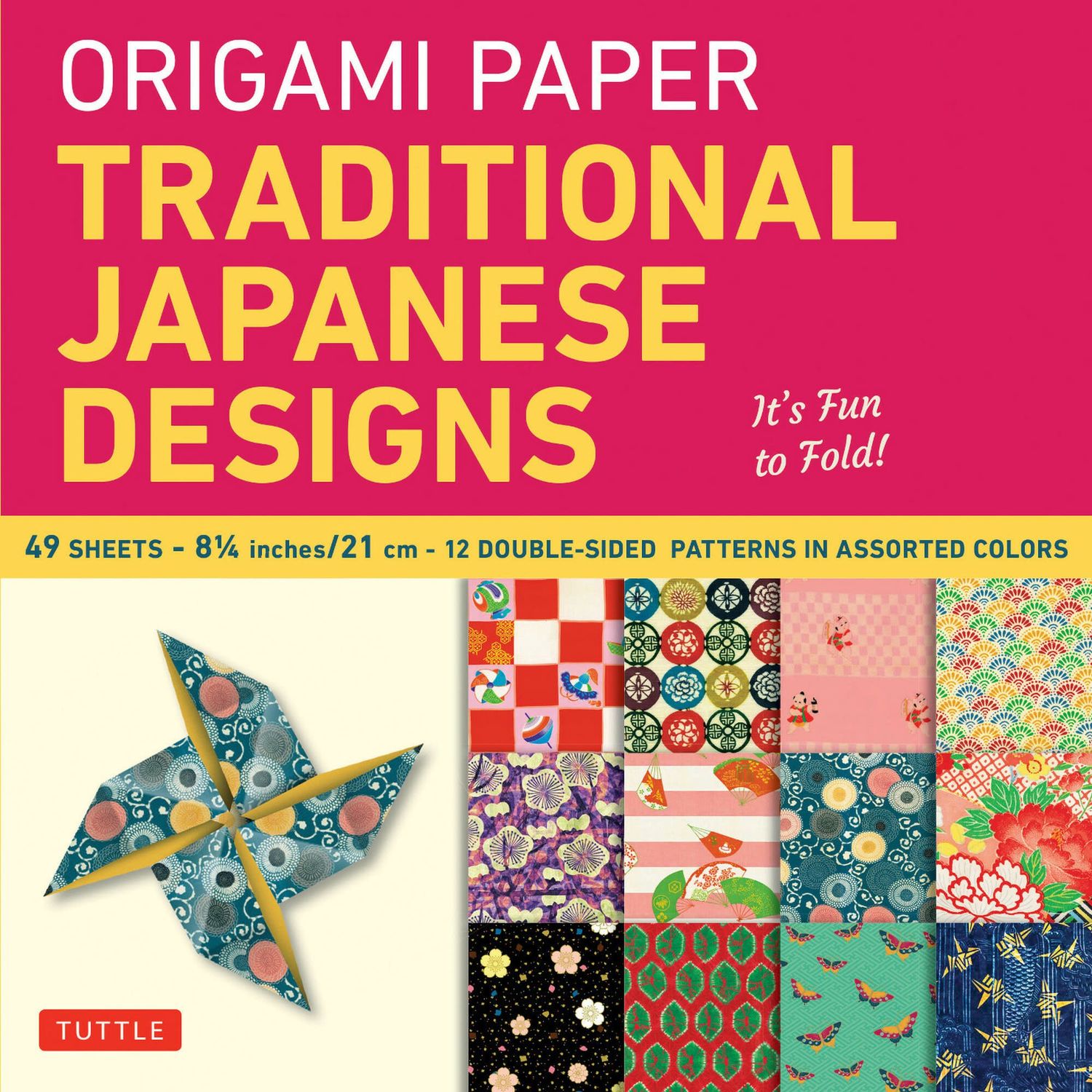 ORIGAMI PAPER TRAD JAPANESE 8.25&quot; (48)