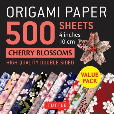ORIGAMI PAPER CHERRY BLOSSOMS 4&quot; (500)