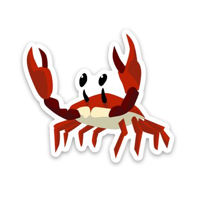 STICKER - CRAB