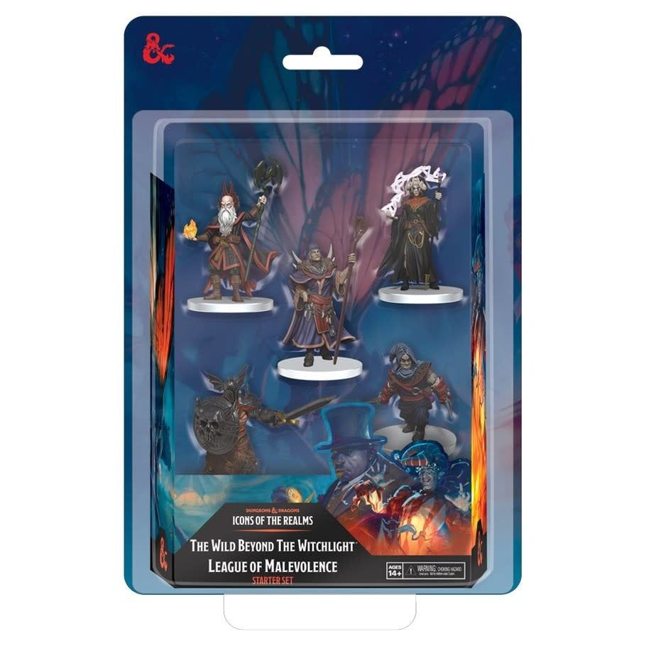 MINIS: D&amp;D: THE WILD BEYOND THE WITCHLIGHT ICONS OF THE REALMS : LEAGUE OF MALEVOLENCE STARTER SET