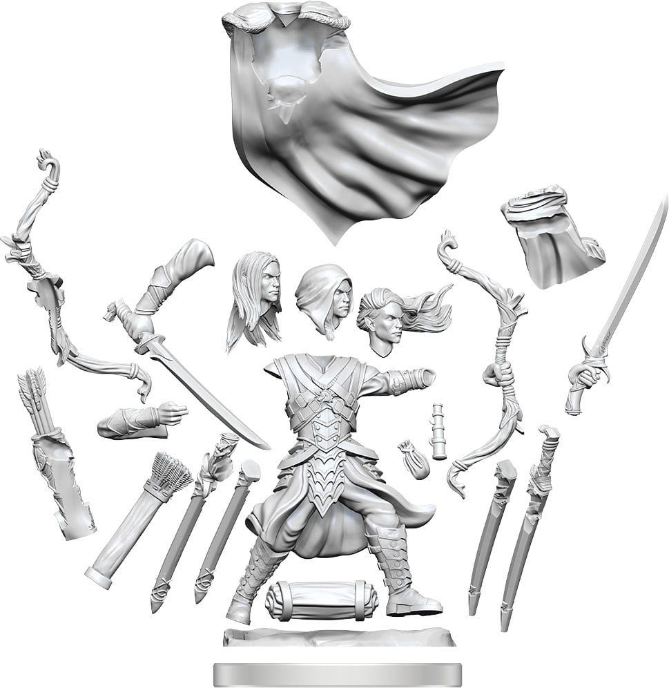 MINIS: D&amp;D: FRAMEWORKS ELF RANGER MALE