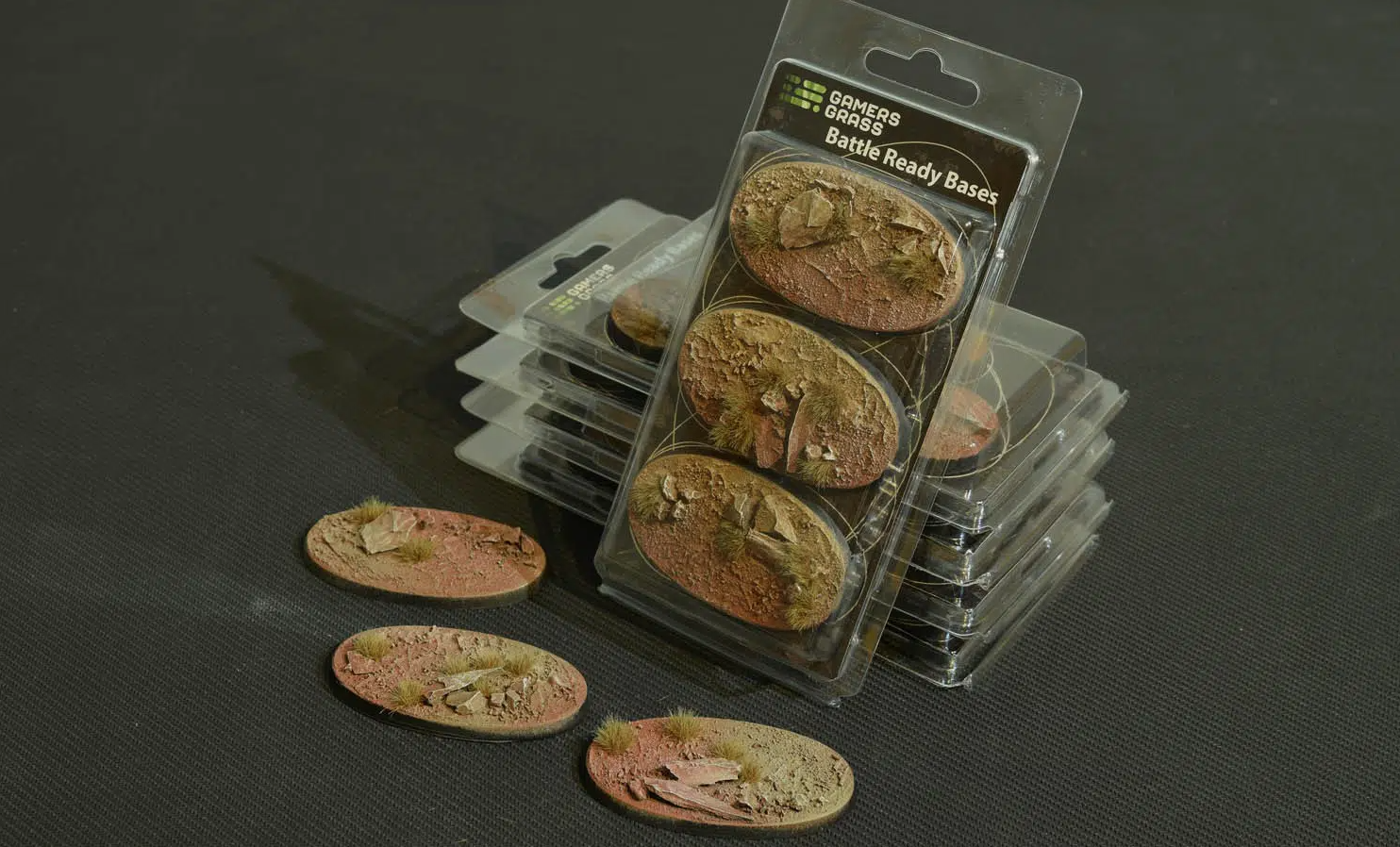 SCENIC BASES: BADLANDS - OVAL 75mm (3)