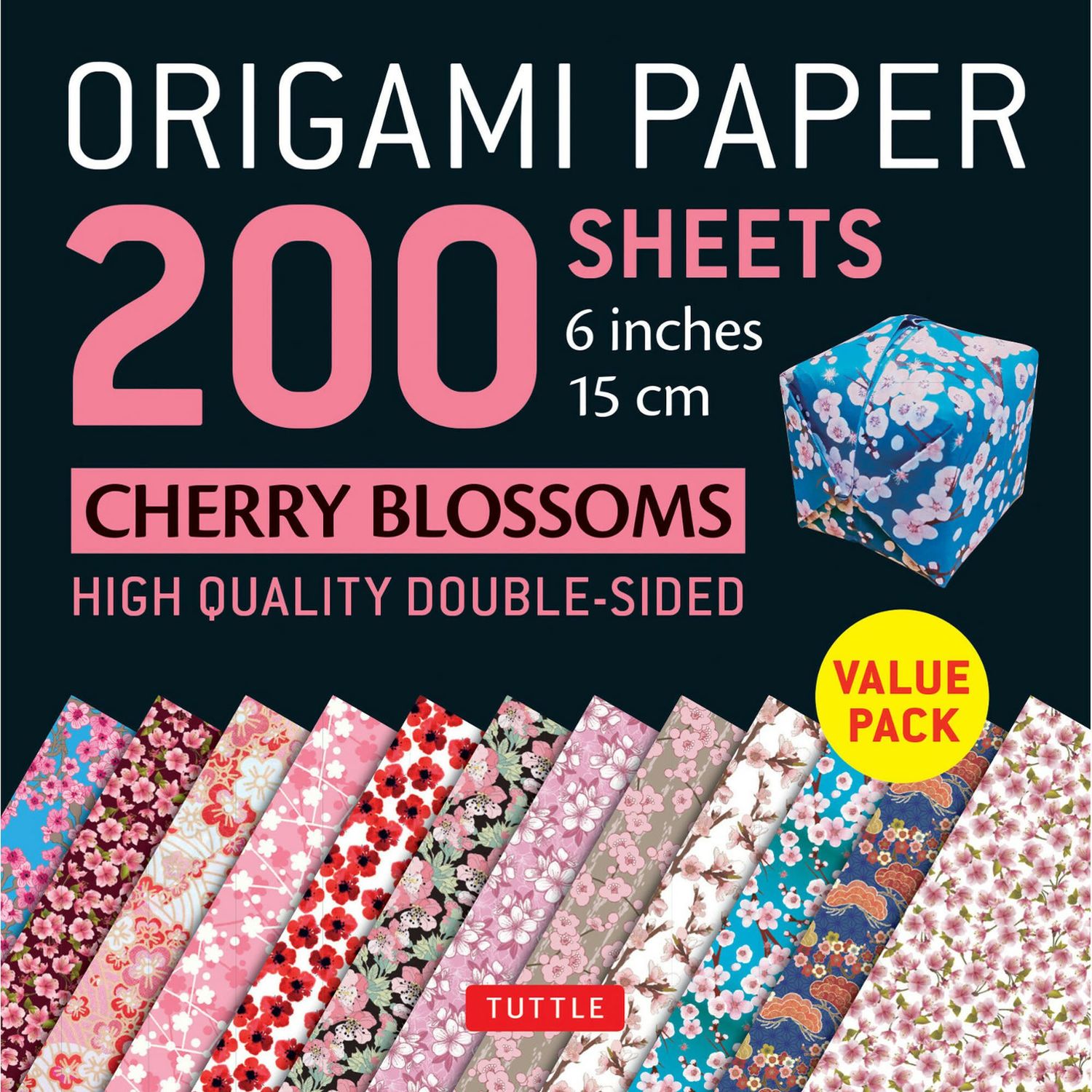 ORIGAMI PAPER CHERRY BLOSSOMS 6&quot; (200)