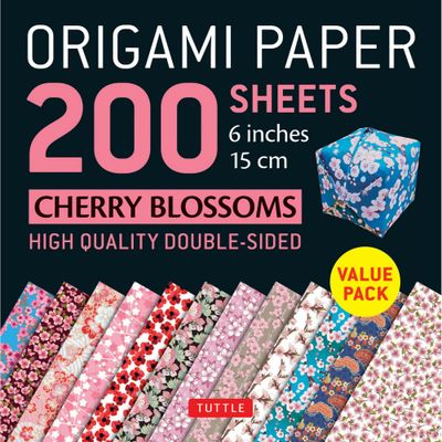 ORIGAMI PAPER CHERRY BLOSSOMS 6&quot; (200)