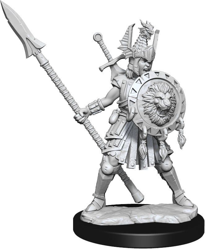 MINIS: D&amp;D: FRAMEWORKS HUMAN FIGHTER FEMALE