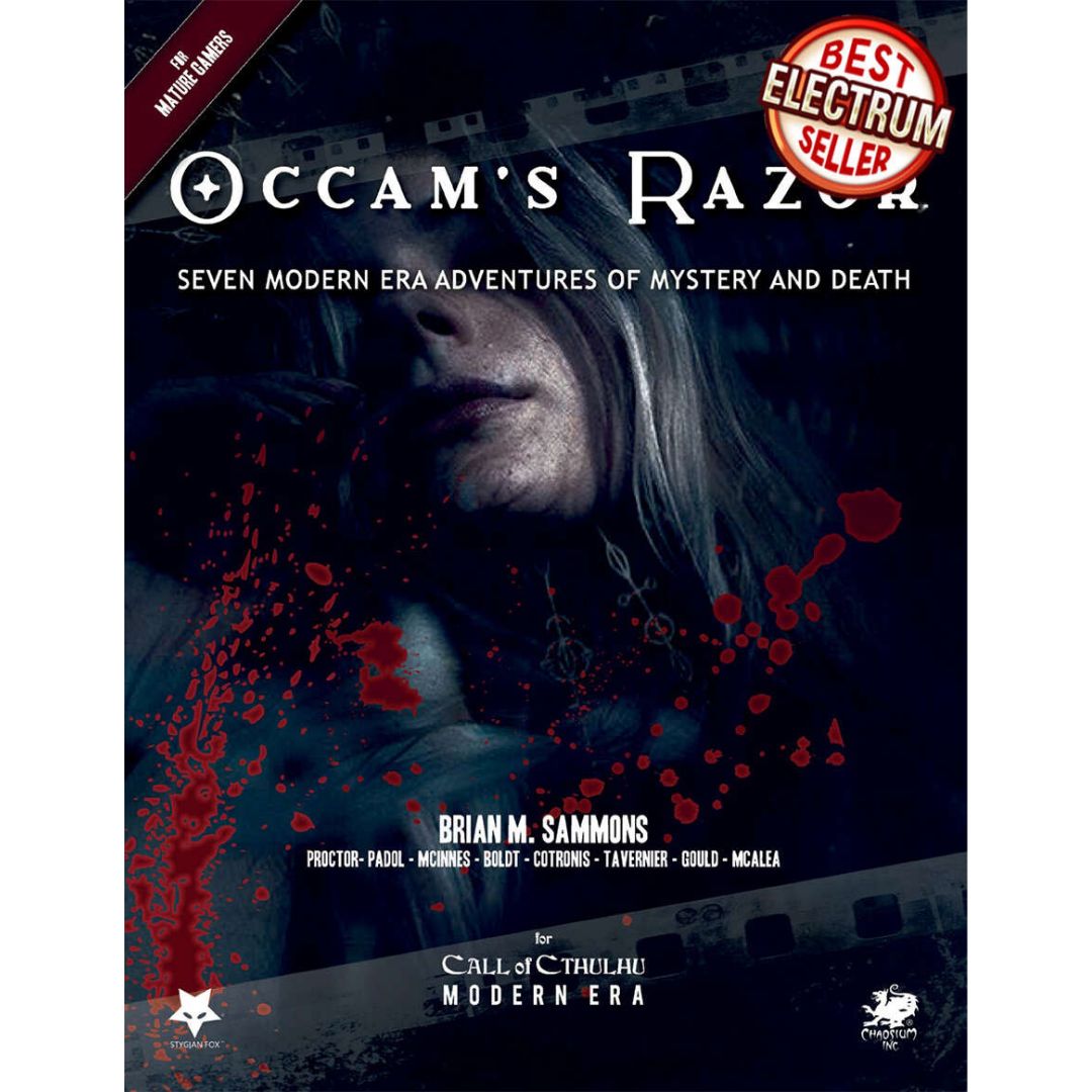 OCCAM&#39;S RAZOR - AN ANTHOLOGY OF MODERN DAY CALL OF CTHULHU SCENARIOS