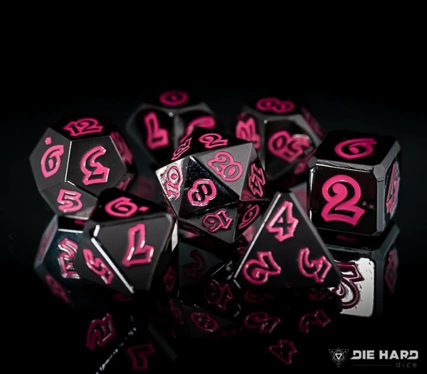 dh DICE SET 7 METAL LUMINA DEATH BLOSSOM