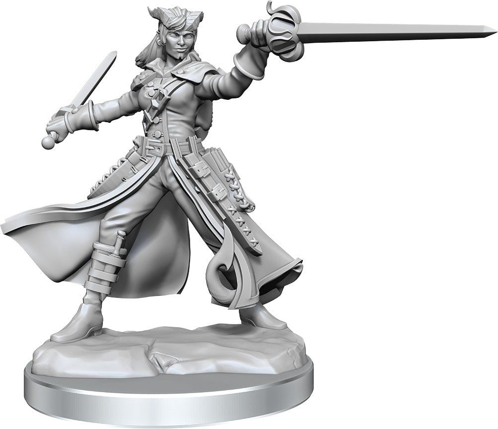 MINIS: D&amp;D: FRAMEWORKS TIEFLING ROGUE FEMALE