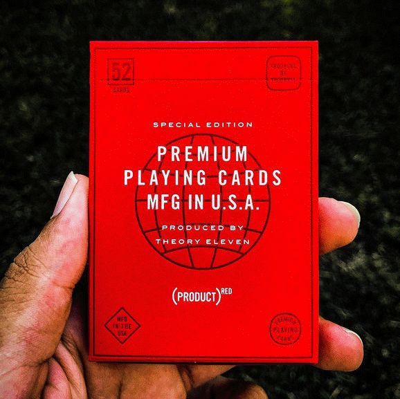 PRODUCT RED PLAYING CARDS