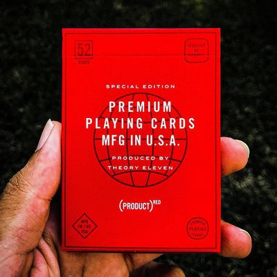 PRODUCT RED PLAYING CARDS