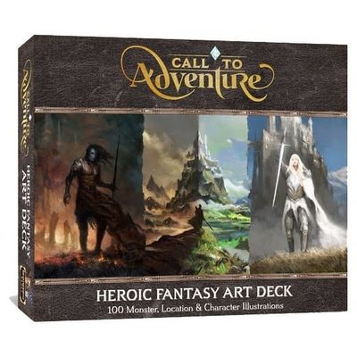 CALL TO ADVENTURE: HEROIC FANTASY ART DECK