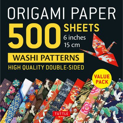ORIGAMI PAPER WASHI 6" (500)