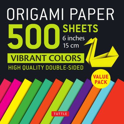 ORIGAMI PAPER VIBRANT 6&quot; (500)