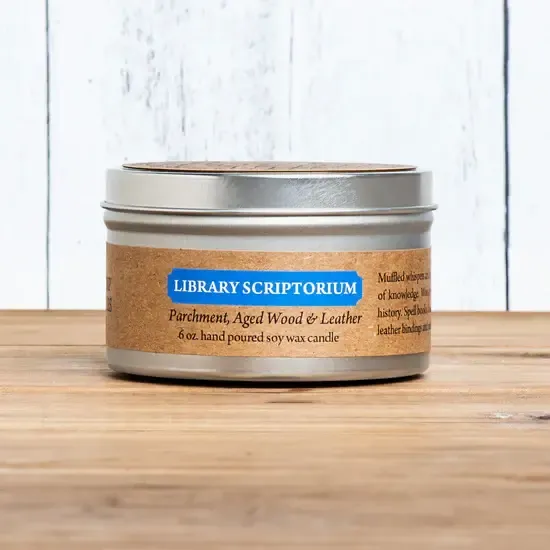 CANDLE - LIBRARY SCRIPTORUM 6OZ