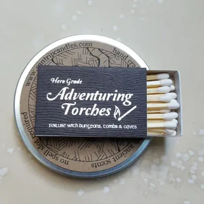 SPELLBOOK MATCHES - ADVENTURING TORCHES