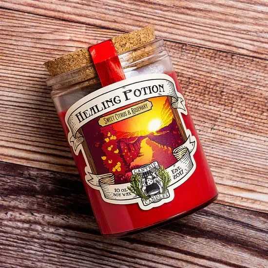 CANDLE - HEALING POTION 10OZ