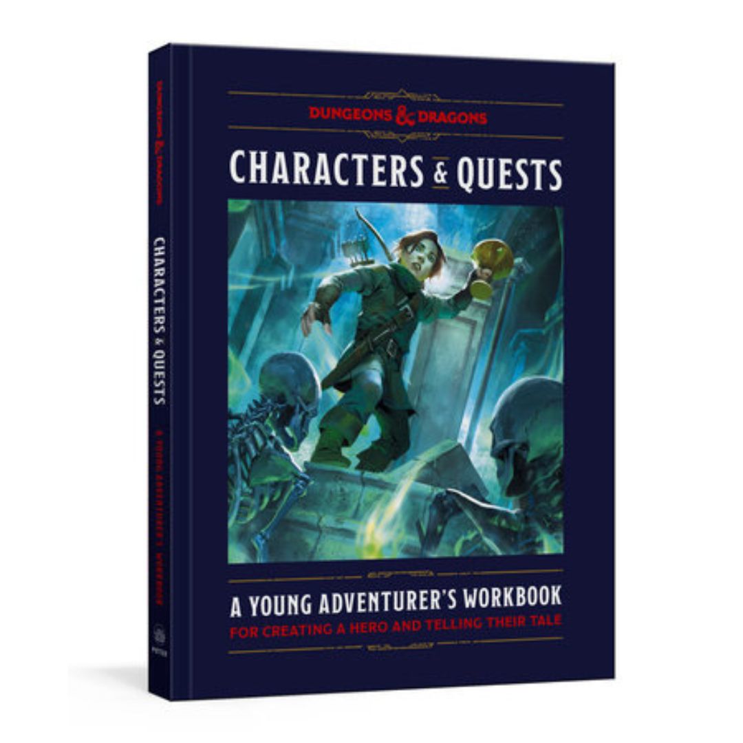 D&amp;D - CHARACTERS &amp; QUESTS: A YOUNG ADVENTURER&#39;S WORKBOOK