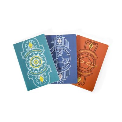 CRITICAL ROLE LIBRARIES OF EXANDRIA NOTEBOOK 3-PACK