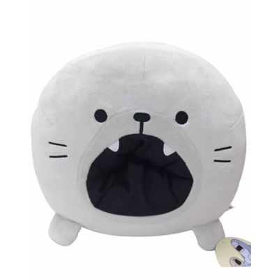 PLUSH SAMEZU YUMMY MOCHI PILLOW OPEN MOUTH 12&quot;