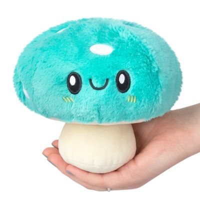 SQUISHABLE 7&quot; TURQUOISE MUSHROOM