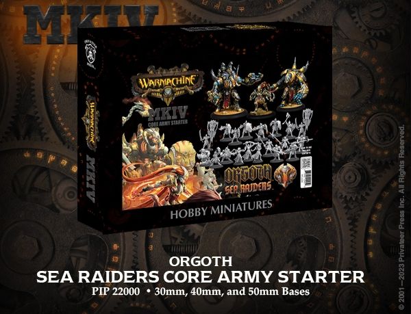 WARMACHINE - ORGOTH SEA RAIDERS: CORE ARMY STARTER