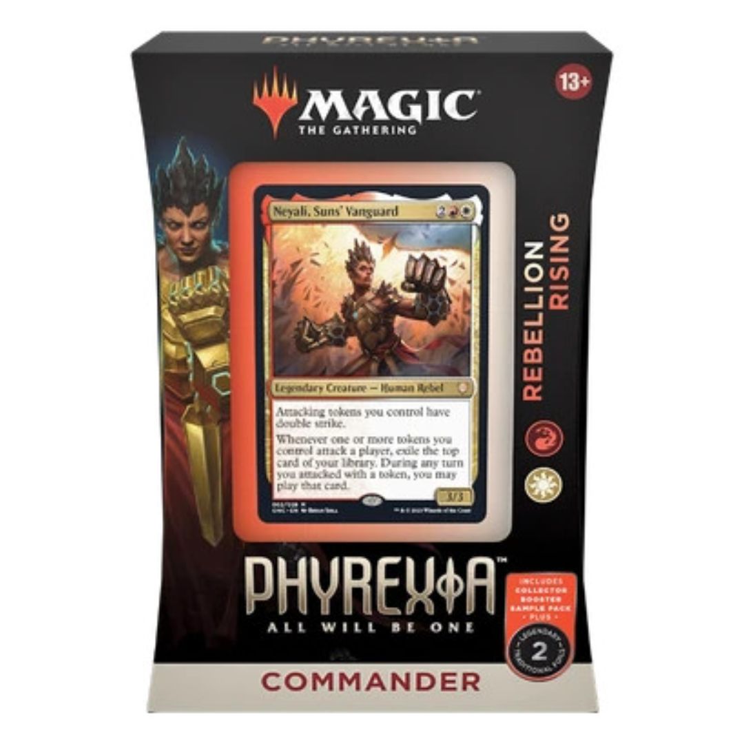 MtG: PHYREXIA - ALL WILL BE ONE COMMANDER  DECK-REBELLION RISING