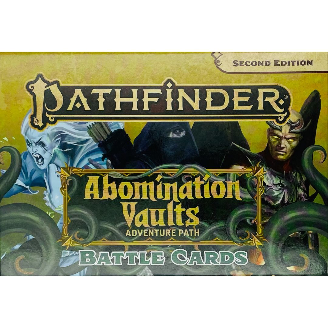 PATHFINDER 2E: ABOMINATION VAULTS BATTLE CARDS