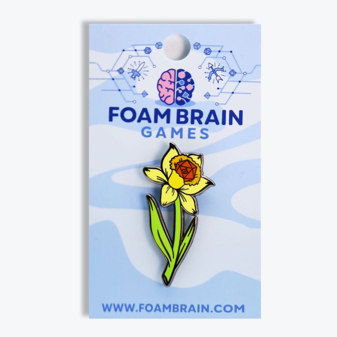 PIN: FLOWER DICE DAFFODIL