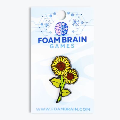 PIN: FLOWER DICE SUNFLOWER