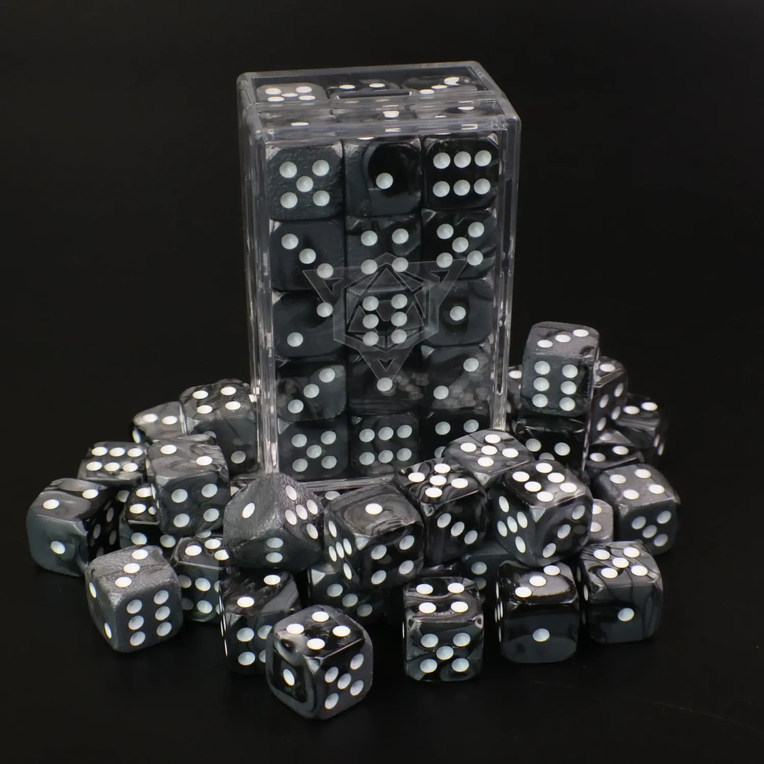 dh  DICE PACK 14mm D6 VANGUARD NOCTURNE &amp; STEEL