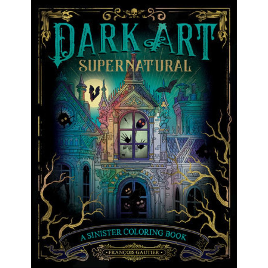 COLORING BOOK DARK ART SUPERNATURAL